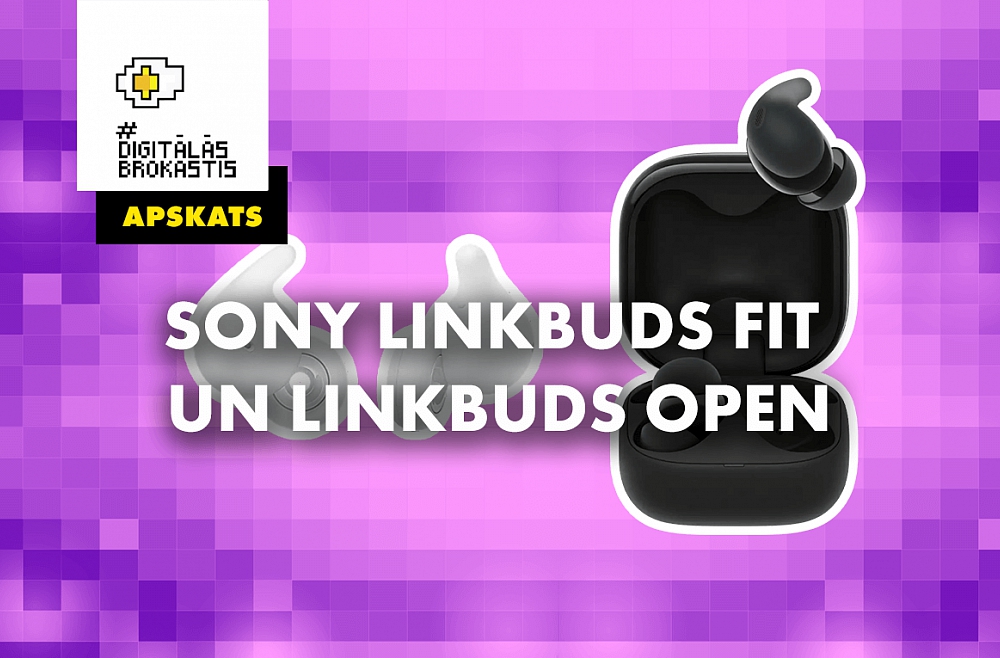 Austiņu Sony Linkbuds Open un Fit apskats