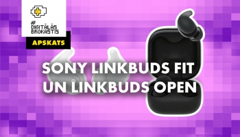 Austiņu Sony Linkbuds Open un Fit apskats