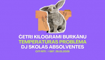 #587 | Četri kilogrami burkānu, Temperatūras problēma, DJ skolas absolventes