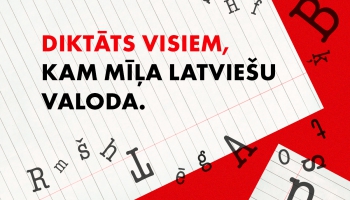 Radio diktāts visiem, kam mīļa latviešu valoda