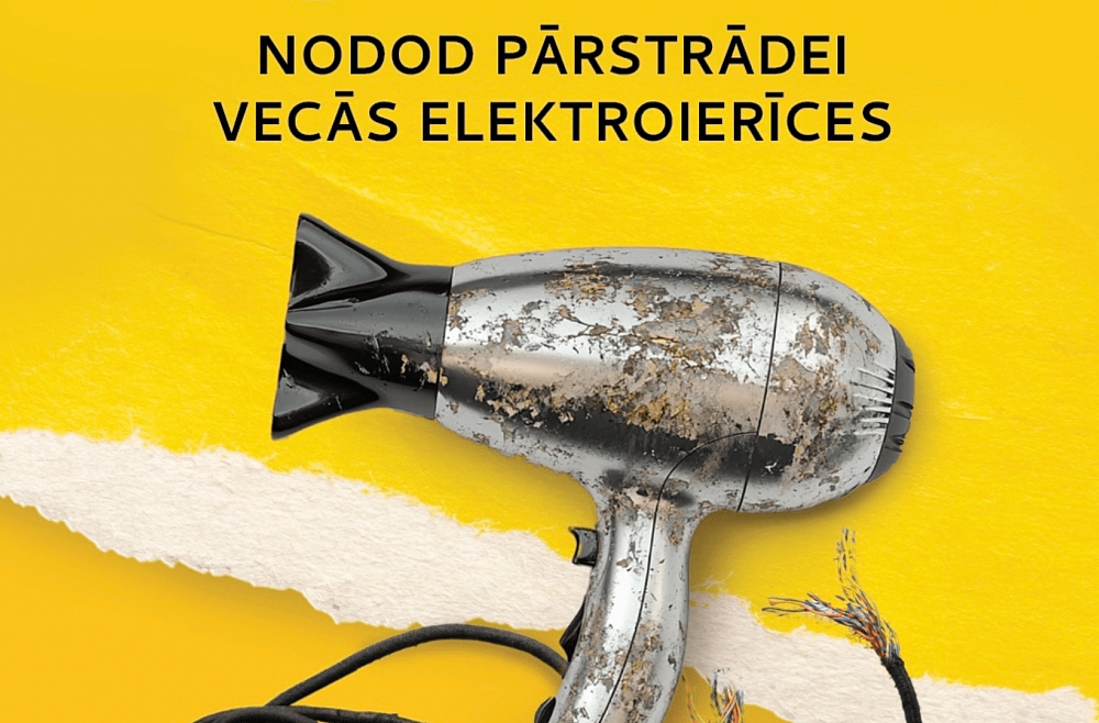 "Laiks šķirties!" Akcijā aicina atbildīgi šķirot elektrotehniku un rūpēties par vidi