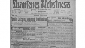 20. gadsimts un 1905. gada revolūcija ienes pārkārtošanos latviešu preses ainavā