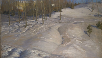Vai zini,ka Vilhelmu Purvīti uzskatīja par vienu no labākajiem sniega gleznotājiem Eiropā?