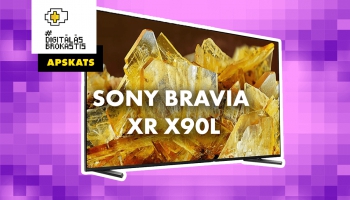 Televizora "Sony Bravia" XR X90L 2023 apskats