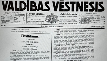 „Viesture latgalīša acim” – Latvejis civillykuma viesture