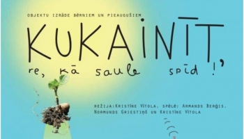 Teātra muzejā šovakar pirmizrāde izrādei "Kukainīt" neparastajā objektu teātra žanrā
