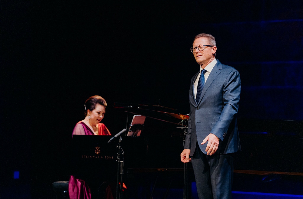 Egils Siliņš un Agnese Egliņa