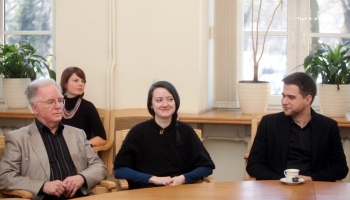 JVLMA un "Swedbank" Gada balvas 2014 laureāti: Sergejs Brīnums, Evija Skuķe, Dāvis Jurka