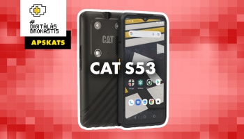 Cat S53 viedtālruņa apskats #DigitālāsBrokastis