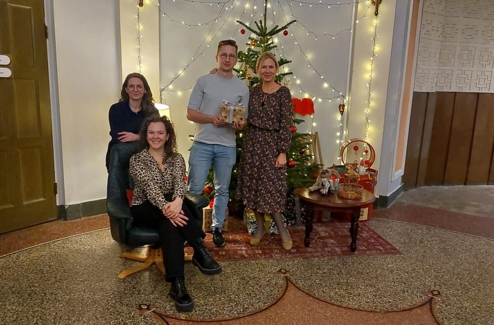 Terēze Gretere un Rīgas Saksofonu kvartets Georga Pelēča kantātē "Sniega šūpulī"