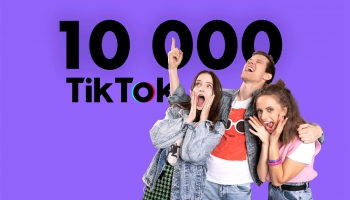 Mums ir 10 000 TikTok sekotāju!
