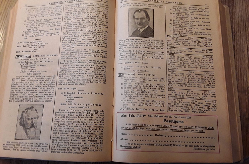 radiofons, programma