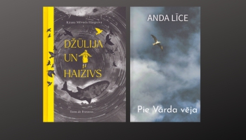 Kiranas Milvudas Hārgreivas "Džūlija un haizivs" un Andas Līces "Pie vārda vēja"