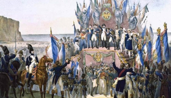 16. augusts. 1804. gadā Napoleons apbalvo karavīrus ar Goda Leģiona ordeni