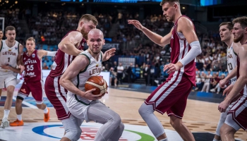 Latvija piekāpjas Lietuvai un noslēdz Eiropas čempionātu. Pēcspēles studija