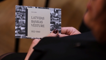 Latvijas Banka simtgadi svin ar izdevumu "Latvijas Bankas vēsture 1922. - 1940."