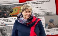 Ludmila Korlaša, medicīnas māsa, kura viena no pirmām Latvijā vakcinēja pret Covid-19