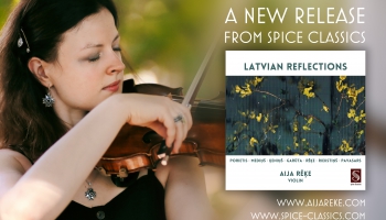 Vijolniece Aija Rēķe (ASV) debijas albumā "Latvian Reflections" un sarunā ar "Klasiku"