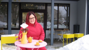 Laura Nikolovska - kūku cepēja un kafejnīcas "Kūku feja" saimniece Madonā