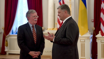 Uz Ukrainas neatkarības svinībām ierodas ASV nacionālās drošības padomnieks Džons Boltons