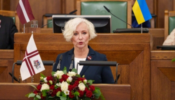 Svinīgā Saeimas sēde par godu Latvijas Republikas proklamēšanas 107.gadadienai