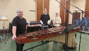 Kad flauta satiek marimbu... Beāte Purauska un Rūdolfs Rocēns 