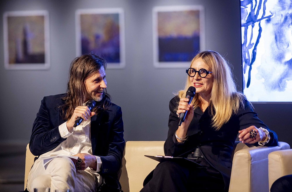 Artūrs Virtmanis un Daiga Rudzāte mākslas