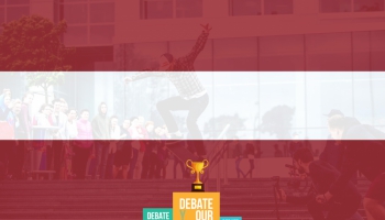Eiropas jauniešu debašu sacensības Latvijas Nacionālajā bibliotēkā