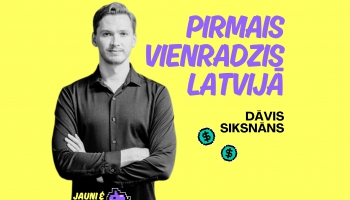Pirmais vienradzis Latvijā | Printful | Dāvis Siksnāns