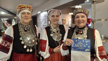 Festivāla "Baltica" viesu vidū – folkloras kopa „Siidisõsarõ” no Igaunijas