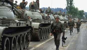 27. jūnijs. 1991. gadā sākas Desmit dienu karš jeb Slovēnijas brīvības karš