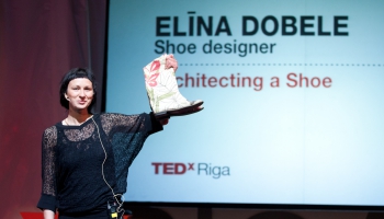 Apavu dizainere Elīna Dobele kurpes uztver kā „mājas” kājām