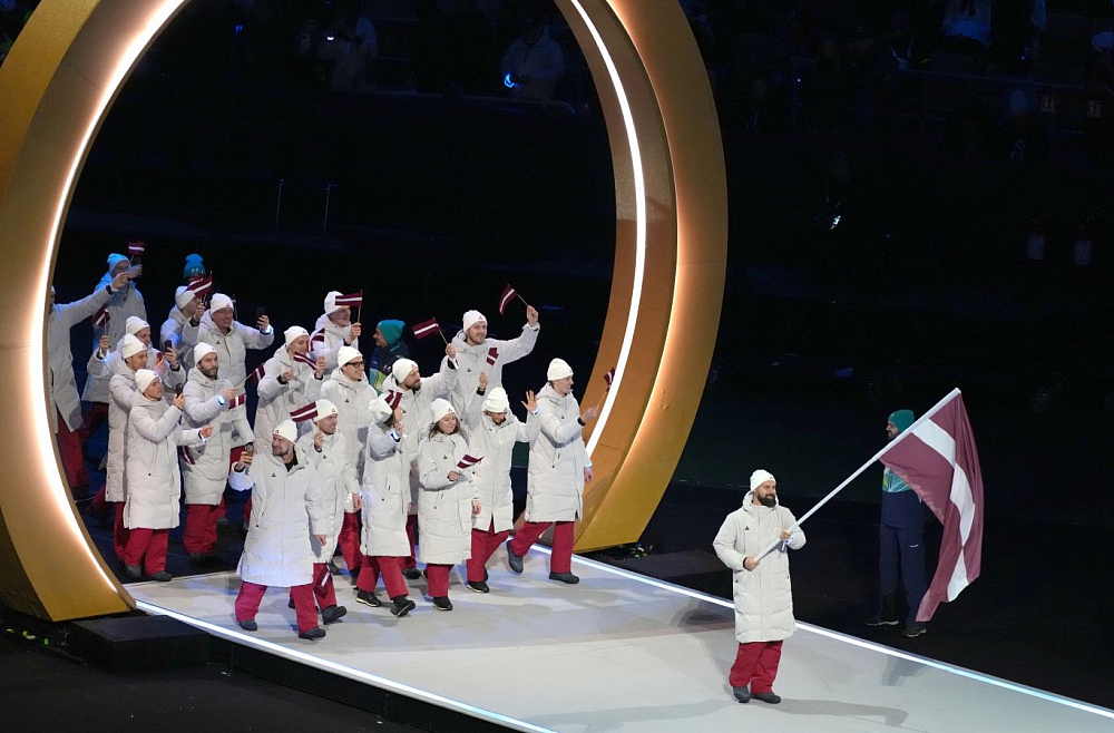 ziemas olimpiskas speles 2026 atklasana Kaspars Daugaviņš