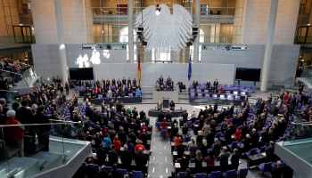 Vācija gatavojas jaunās valdības apstiprināšanai 14. martā