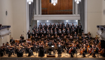 Žana Sibēliusa mūzikas koncerts koncertzālē "Estonia" Tallinā