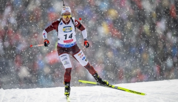 Ieskandinām ziemas sporta sezonu: saruna ar biatlonisti Baibu Bendiku