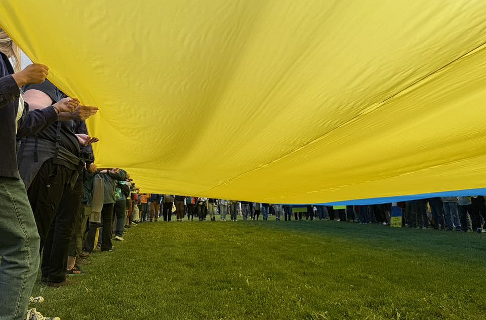 Ukraina, Aļaska, Ankoridža, protesti