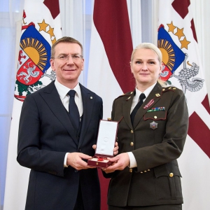 Pulkvežleitnante Anita Pizele - Zemessardzes 46. kājnieku bataljona komandiere