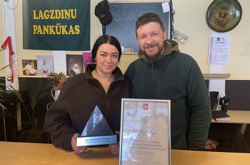 Sākumā vietējie bija skeptiski. Tagad "Lagzdiņu pankūkām" Vaiņodē jāmeklē plašākas telpas