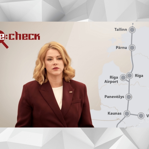 Re:check: Vai Latvijā jābūvē garākais "Rail Baltica" posms?