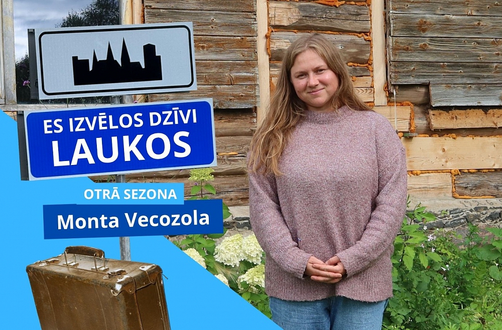 Es izvēlos dzīvi LAUKOS. Monta Vecozola un viņas no krūmiem atkarotā māja un septiņi vilki