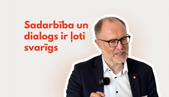 Andris Sprūds: Sadarbeiba i dialogs ar īdzeivuotuojim i pošvaļdeibu ir cīši svareigs 