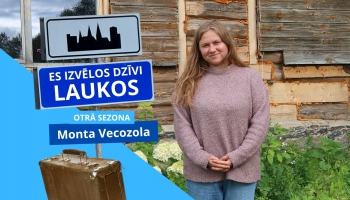 Es izvēlos dzīvi LAUKOS. Monta Vecozola un viņas no krūmiem atkarotā māja un septiņi vilki