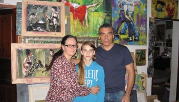 Baldonē pie gleznotāju ģimenes - Ritas Prančas un Andreja Bovtoviča