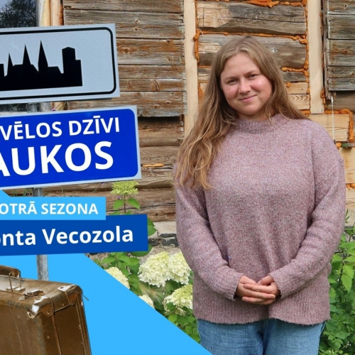 Es izvēlos dzīvi LAUKOS. Monta Vecozola un viņas no krūmiem atkarotā māja un septiņi vilki
