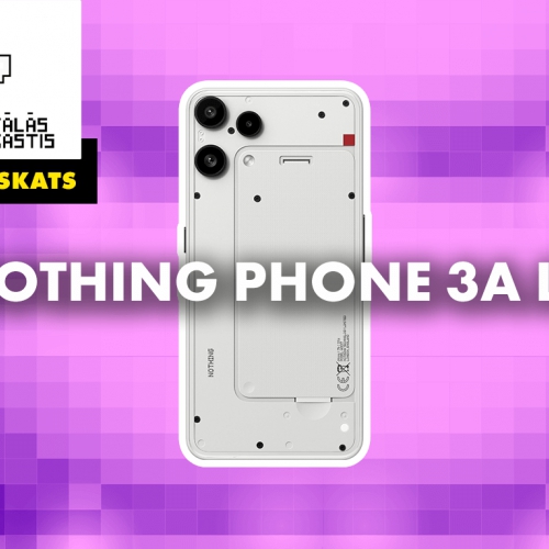Viedtālruņa "Nothing Phone 3a Lite" apskats