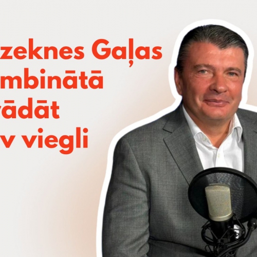 Guntis Piteronoks: ni kurs kotrys var byut par galis sadaleituoju