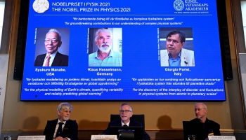 Nobela prēmija fizikā piešķirta par ieguldījumu klimata prognozēšanas modeļu izstrādē