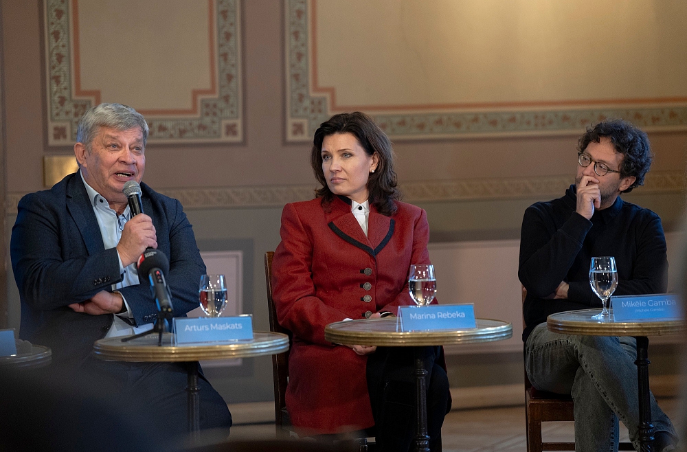 Arturs Maskats Marina Rebeka Mikēle Gamba