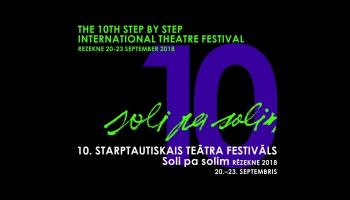 Rēzeknē aizvadīts starptautiskais teātra festivāls "Soli pa solim"